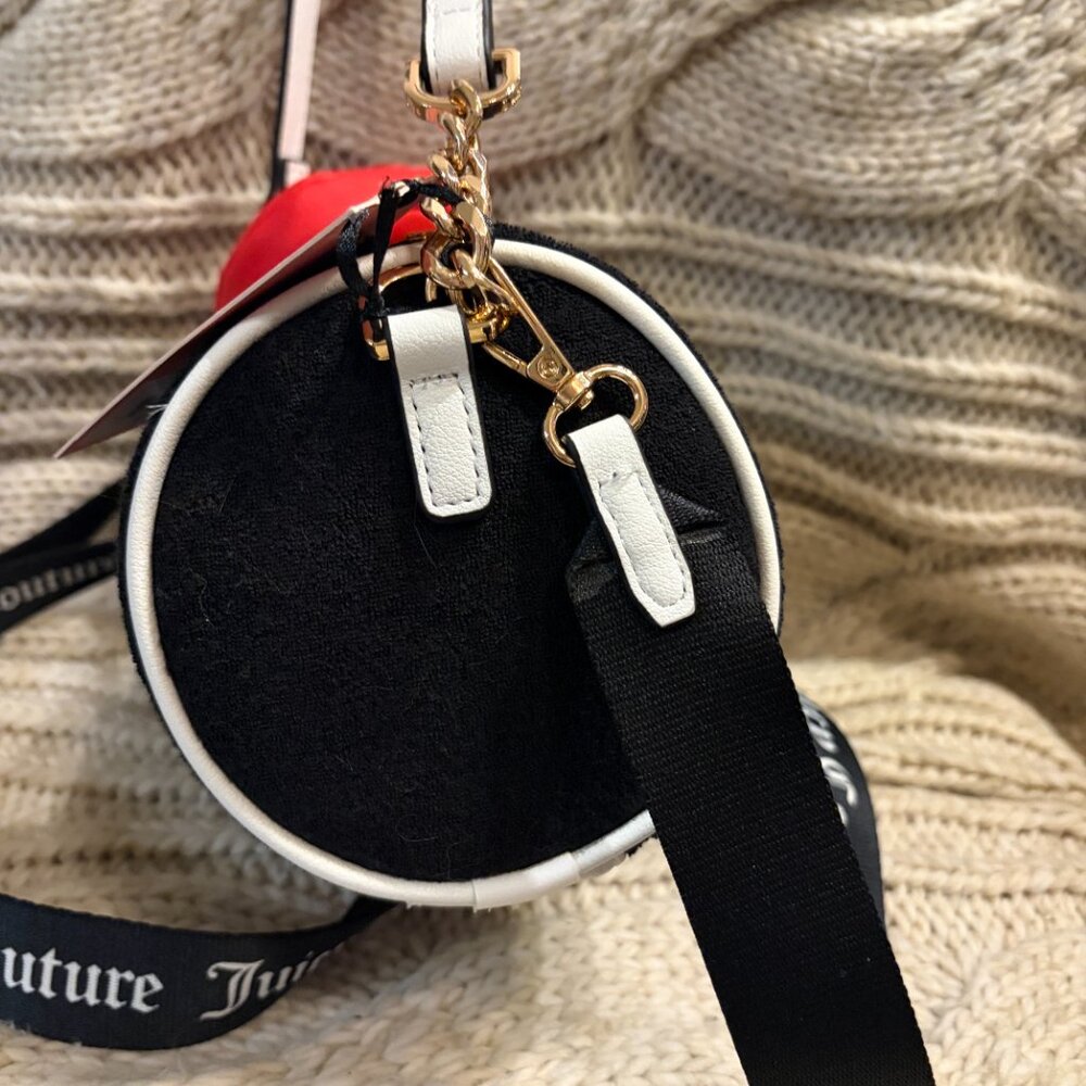 Juicy Couture "Sweet n Juicy" Black Barrel Bag & Matching Wallet Set NWT - Picture 9 of 10